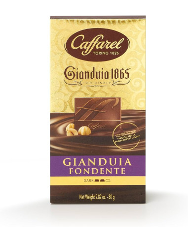 TAVOLETTA GIANDUIA FONDENTE 80g CAFFAREL