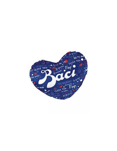 CUSCINO CUORE CON BACI PERUGINA