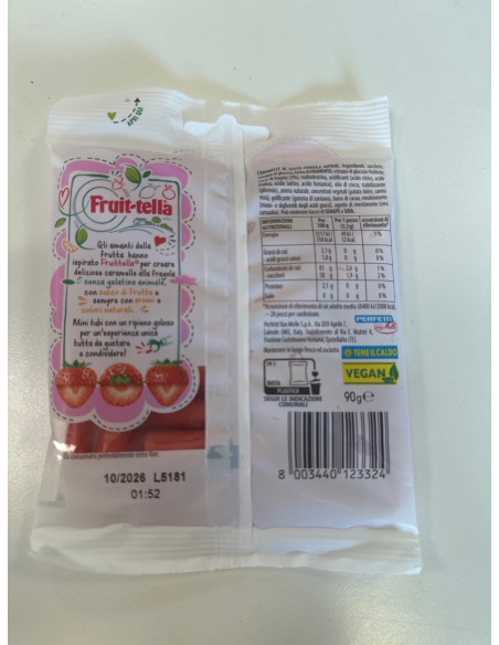 GOMMOSI TUBI FILL FRUITTELLA 90g