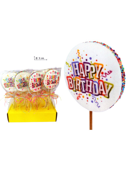 Outlet del dolce Quaranta - LECCA LECCA MARSHMALLOW HAPPY BIRTHDAY