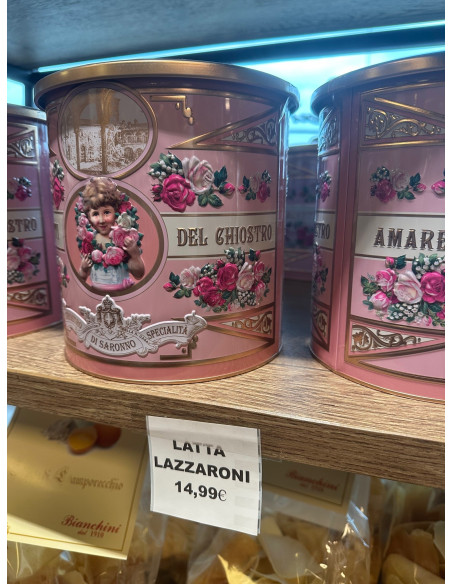 Outlet del dolce Quaranta - LATTA AMARETTI 175g DEL CHIOSTRO LAZZARONI