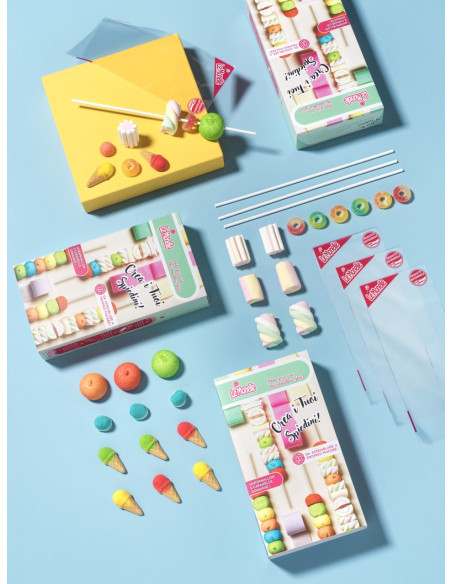 Outlet del dolce Quaranta -kit crea il tuo spiedino marshmallow