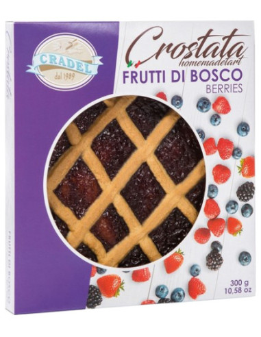 CROSTATA FRUTTI DI BOSCO CRADEL 300g