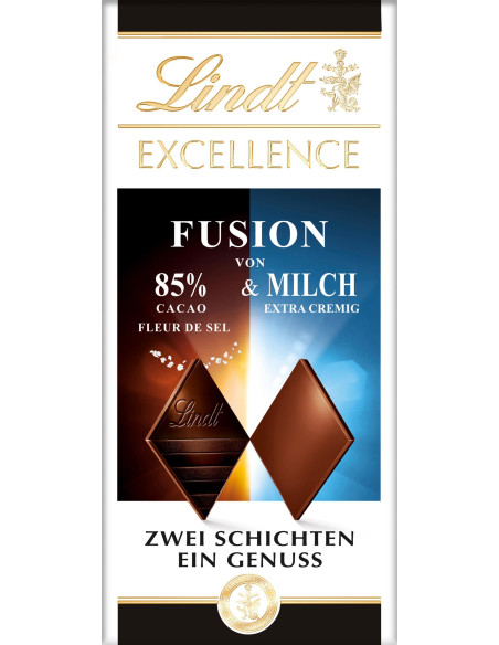 Outlet del dolce Quaranta - TAVOLETTE EXCELLENT fusion cacao&latte indt