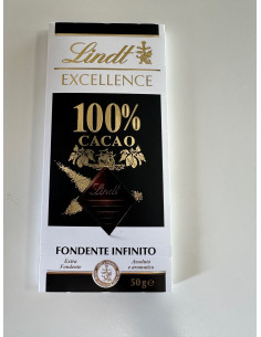 TAVOLETTA  EXCELLENT LINDT 100% CACAO  50g