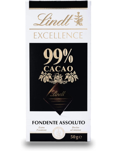 TAVOLETTA  EXCELLENT LINDT 99% CACAO  50g