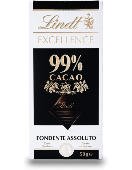 TAVOLETTA  EXCELLENT LINDT 99% CACAO  50g