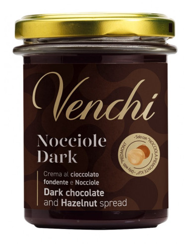 CREMA VENCHI SPALMABILE ALLE NOCCIOLE DARK 200g