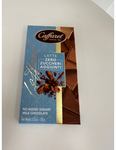 TAVOLETTA AL LATTE ZERO ZUCCHERI AGGIUNTI CAFFAREL