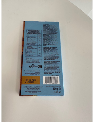 TAVOLETTA AL LATTE ZERO ZUCCHERI AGGIUNTI CAFFAREL