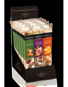 TORRONE MANDORLE FICHI CARAMELLATI E PISTACCHI