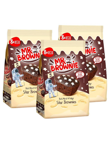 BROWNIE CON STELLINE ZUCCHERATE