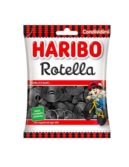 Outlet del dolce Quaranta - ROTELLA NERA BUSTA HARIBO