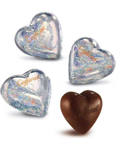 CIOCCOLATINI FONDENTI CAFFAREL A FORMA DI CUORE