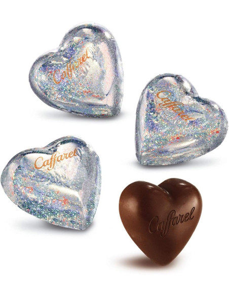 Outlet del dolce Quaranta - CIOCCOLATini a forma di cuore fondenti caffarel