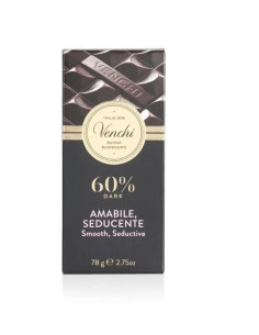 TAVOLETTA VENCHI CIOCCOLATO FONDENTE 60% AMABILE