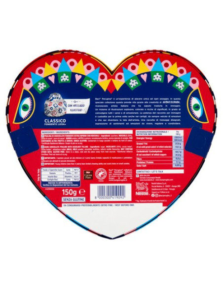 SCATOLA CUORE BACI PERUGINA 150g