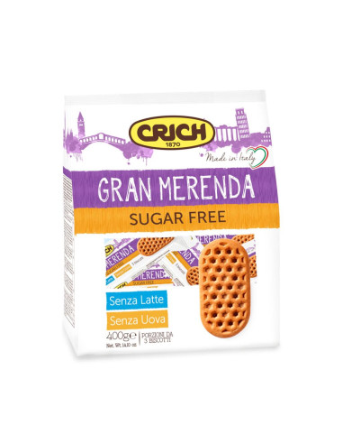 BISCOTTI CRICH SENZA ZUCCHERO GRAN MERENDA 400g