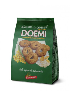 Outlet del dolce Quaranta - BISCOTTI CON FIOCCHI DI MAIS E RISO SOFFIATO DOEMI 450G