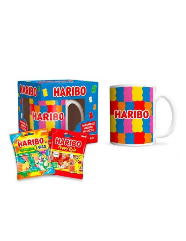 Outlet del dolce Quaranta -TAZZA HARIBO CON GOMMOSI DOLCI PREZIOSI
