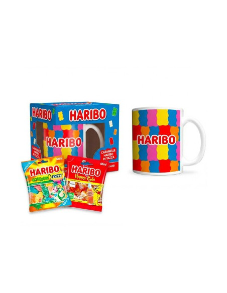 Outlet del dolce Quaranta -TAZZA HARIBO CON GOMMOSI DOLCI PREZIOSI