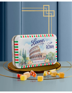Outlet del dolce Quaranta - latta città caramelle gelee LEONE