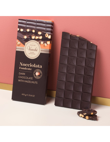 Outlet del dolce Quaranta - CIOCCOLATO-TAVOLETTA MAXI VENCHI nocciolata fondente