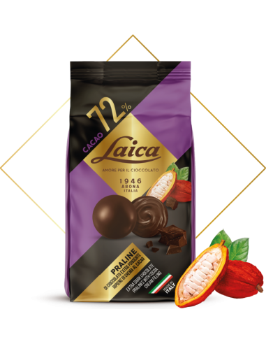 Outlet del dolce Quaranta - CIOCCOLATO FONDENTE LAICA 500g