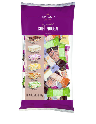 Outlet del dolce Quaranta - BUSTA TORRONCINI TRADIZIONALI 900 G quaranta