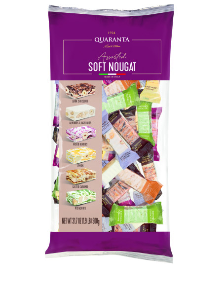 Outlet del dolce Quaranta - BUSTA TORRONCINI TRADIZIONALI 900 G quaranta