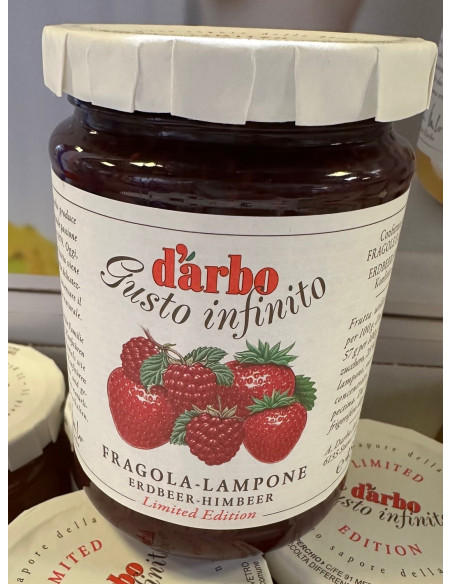 Outlet del dolce Quaranta - CONFETTURA fragola e lampone 450G DARBO