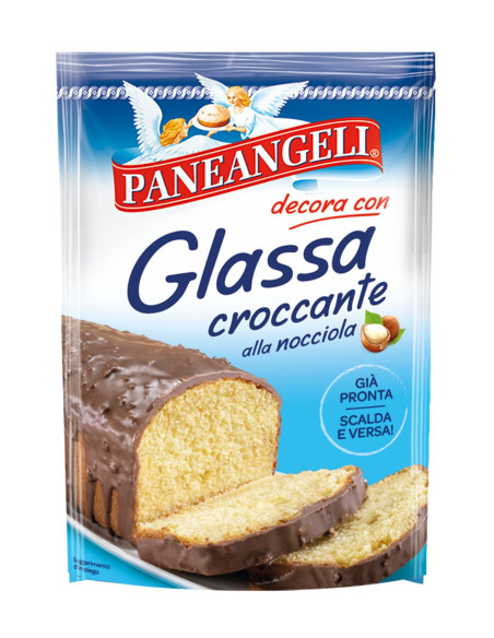Outlet del dolce Quaranta -GLASSA AL CROCCANTE NOCCIOLE  PANEANGELI