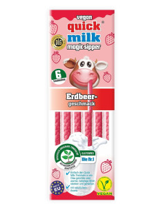 Outlet del dolce Quaranta - CANNUCCIA QUICK MILK FRAGOLA