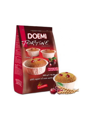 Outlet del dolce Quaranta - tortine integrale amarena  DOEMI