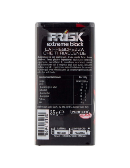 Outlet del dolce Quaranta -FRISK extreme black