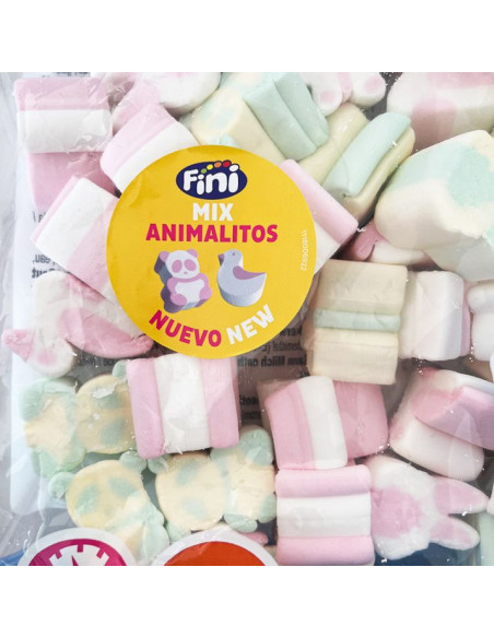 Outlet del dolce Quaranta - BUSTA 1 KG MARSHMALLOW mix animali FINI