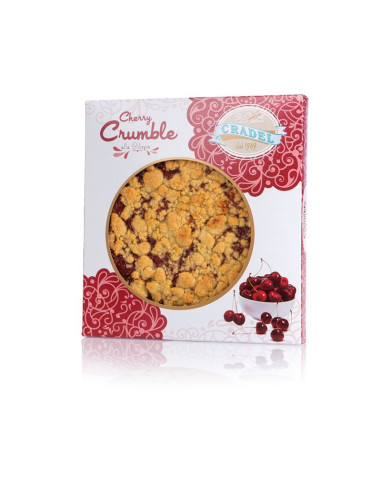Outlet del dolce Quaranta - torta crumble ciliegia cradel