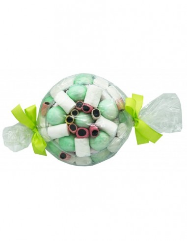 TORTA DI MARSHMALLOW VIOLA, VERDE, GIALLO