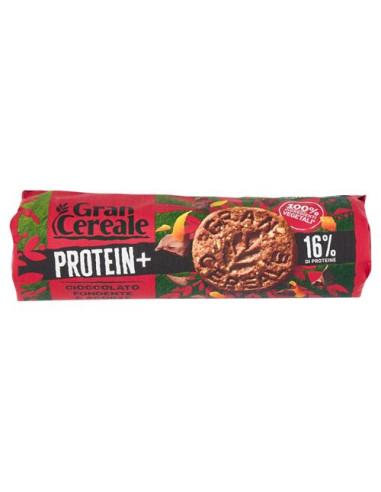 Outlet del dolce Quaranta - BISCOTTI gran cereale protein + cioccolato fondente e scorze arancia
