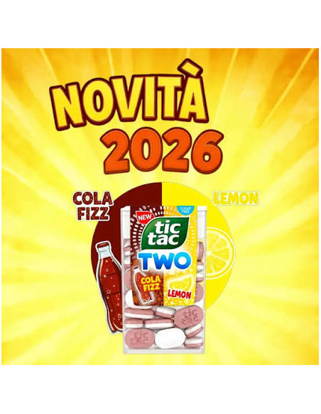 Outlet del dolce Quaranta - tic tac cola friz e limone