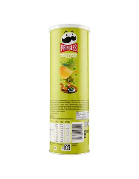 Outlet del dolce Quaranta -  PRINGLES apero edition olive e erbe mediterranee