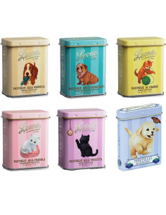 Outlet del dolce Quaranta - latta cuccioli pastiglie leone