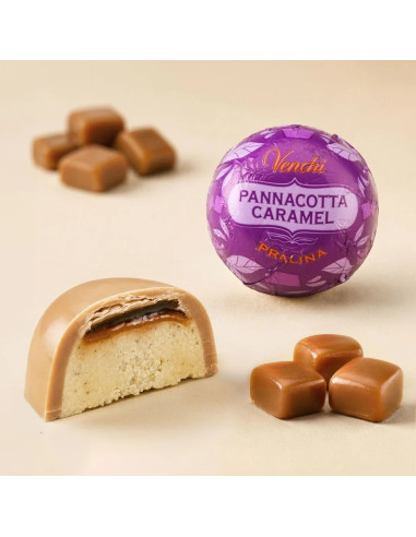 Outlet del dolce Quaranta - CIOCCOLATO PANNA COTTA CARAMELLO VENCHI
