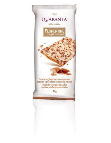 Outlet del dolce Quaranta - FLORENTINE CIOCCOLATO BIANCO E CARAMELLO FRANCESE QUARANTA