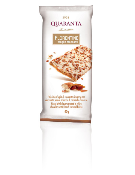Outlet del dolce Quaranta - FLORENTINE CIOCCOLATO BIANCO E CARAMELLO FRANCESE QUARANTA