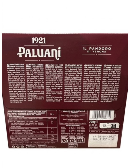 Outlet del dolce Quaranta - pandoro paluani