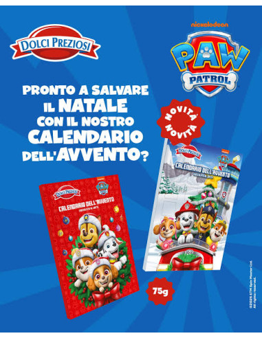 Outlet del dolce Quaranta - calendario avvento paw patrol