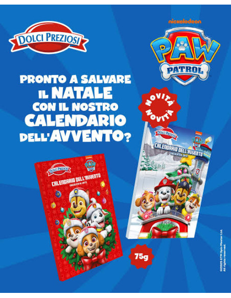 Outlet del dolce Quaranta - calendario avvento paw patrol